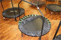 28" EXERCISE TRAMPOLINE WITH SUPPORT BAR
