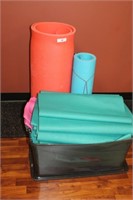 GROUPING OF VARIOUS FOAM EXERCISE MATS