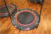 28" EXERCISE TRAMPOLINE WITH SUPPORT BAR