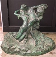 A. Rodin 1884 Bronze Sculpture, Eternal Springtime