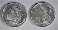 1889 & 1896 MORGAN DOLLARS  AU