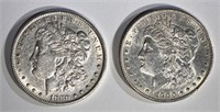 1900 & 1880 MORGAN DOLLARS  AU