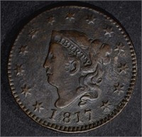 1817 LARGE CENT XF
