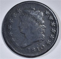 1810 CLASSIC HEAD LARGE CENT, VG