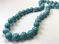 MAGNET CLASP TURQUOISE NECKLACE