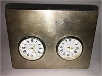 Kitney & Co. London Sterling Silver Clock