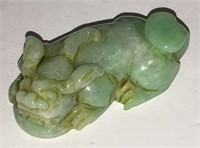 Oriental Jade Carved Fudog