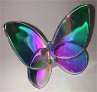 Baccarat France Glass Butterfly