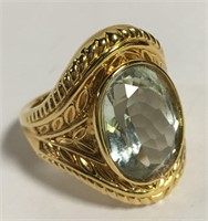 14k Gold Ring With Large Stone