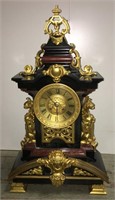 Mitchel Vance & Co. New York Bronze Mantle Clock
