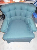 Hunter Green Lounge arm chair #2