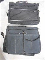 2 Large black Samsonitye travel garment bags