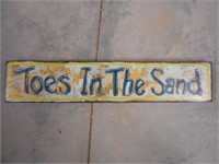 "Toes in Sand" wall deco item