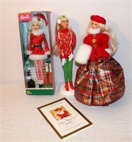 Barbie dolls, Santa's Helper, Jewel Princess and