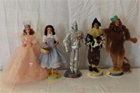 Wizard of Oz series 5 dolls with certificates