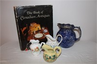 The Book of Canadian Antiques, 3 creamers and