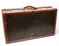 Malles Goyard Paris Steamer Suitcase, 1920s