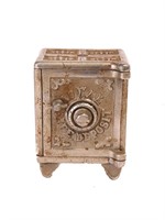 Vintage Cast Iron Bank "Ideal Safe Deposit"