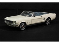 Danbury Mint 1966 Ford Mustang White Model Car
