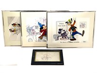 Disney Framed Animation Sketch Sericel Print