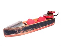 Lindstrom's Outboard Wooden Motor Boat
