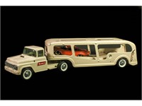 Buddy L Tin Toy Car Carrier