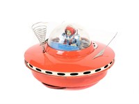 Vintage Flying Saucer UFO Space Ship Tin Toy Japan