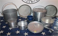 Aluminum Camping Pots & Plates
