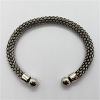 Valued $350   Silver Flexible 18.5Gm Bracelet