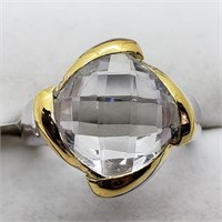 Valued $100   Gemstone Brass Ring