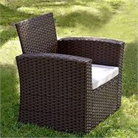 SINGLE OUTDOOR PATIO SEAT (1 CHAIR -NOT ASSEMBLED)