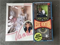 Vanna White and Jesse venture dolls