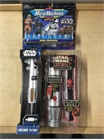 Star Wars light saber and Darth Maul light Saber