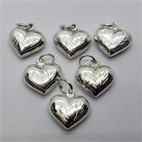 Valued $150   Silver Set Of 6 Pendant