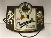 Grenzquell  German Pilsner beer clock