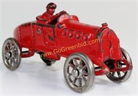 VINTAGE A.C. WILLIAMS CAST IRON BOAT TAIL RACER -