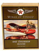NEW, IN THE BOX: WINGS OF TEXACO - 1940 GRUMMAN GO
