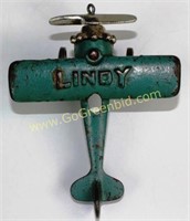 VINTAGE HUBLEY "LINDY" SINGLE ENGINE CAST IRON PLA