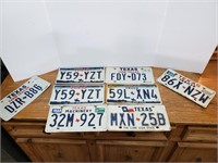 A1- ASSORTED TEXAS LICENSE PLATES