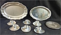 Stainless steel & plated  egg cups & trays