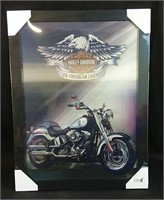 New 5D hologram Harley Davidson picture 13x17