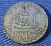 1949 Canada Silver Dollar