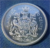 1965 Canada Silver Half Dollar #1