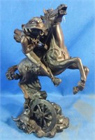 New Cowboy on Horse Statue