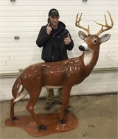 New full size fiberglass whitetail deer