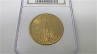 1915 S $20 Double Eagle Gold Coin MS64