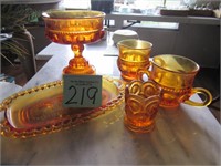 Amber Coin Dishes