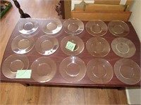15 clear Glass Plates