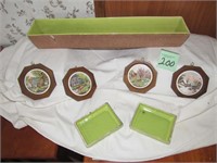 Planter, plaques, and trays