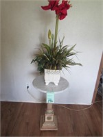 Marble top Plant Stand Table
